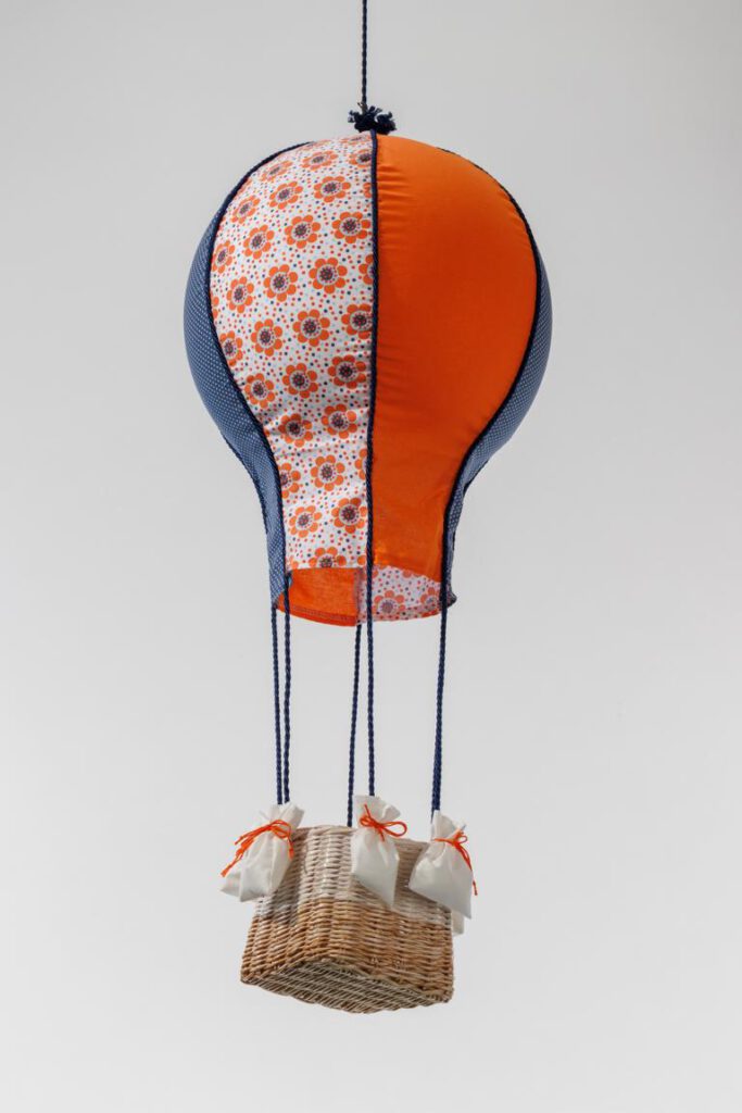 Heißluftballon - orange