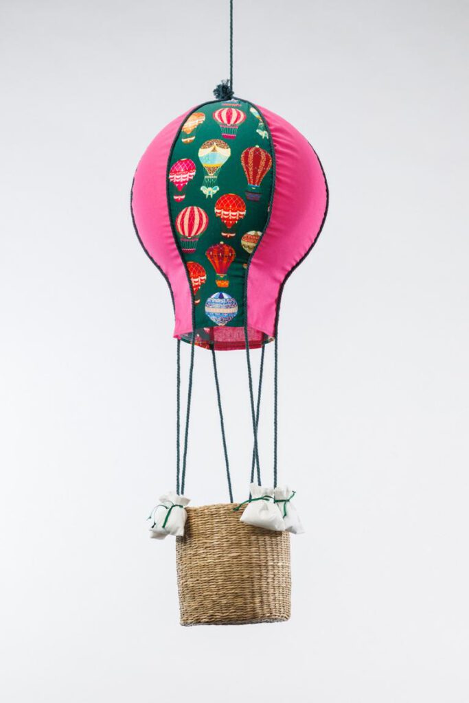 Heißluftballon - pink