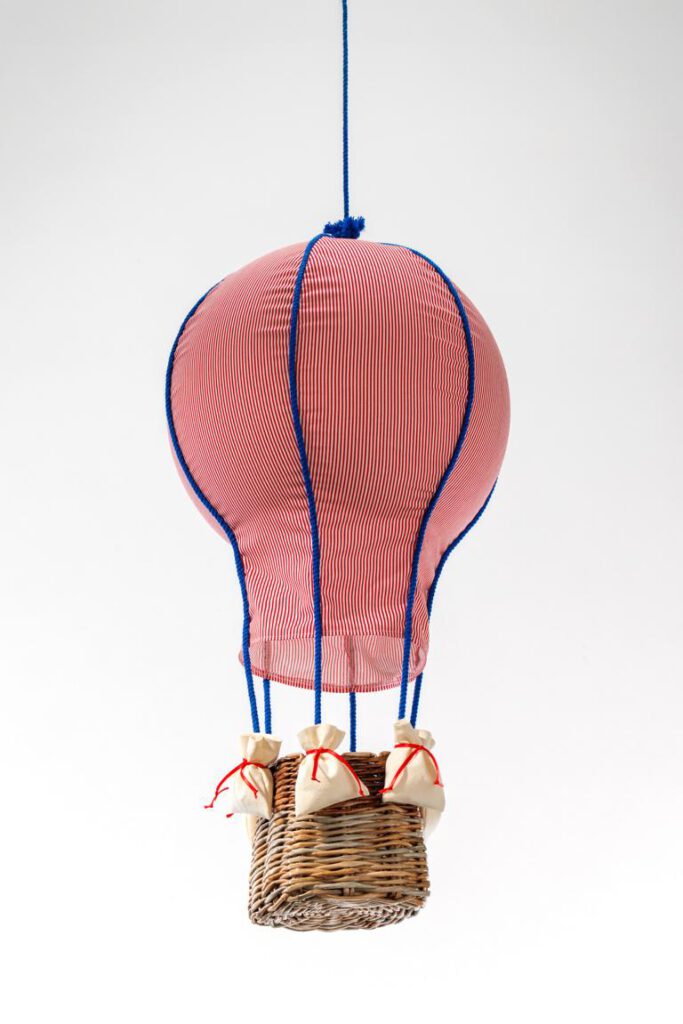 Heißluftballon - rosa