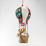 Heißluftballon - weiß