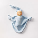 Schmusepuppe - hellblau